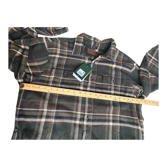 Orvis Shirt Mens Large Size Multi Color Plaid Heavy Cotton  with Side Po… - Picture 10 of 16